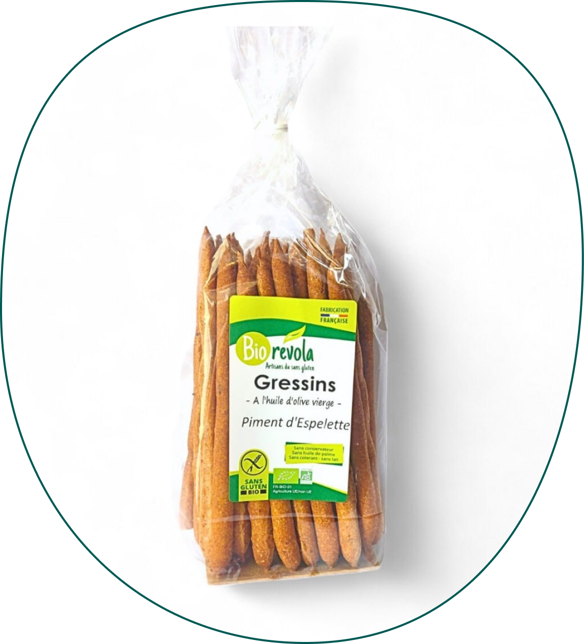 Gressins au piment d’Espelette Bio